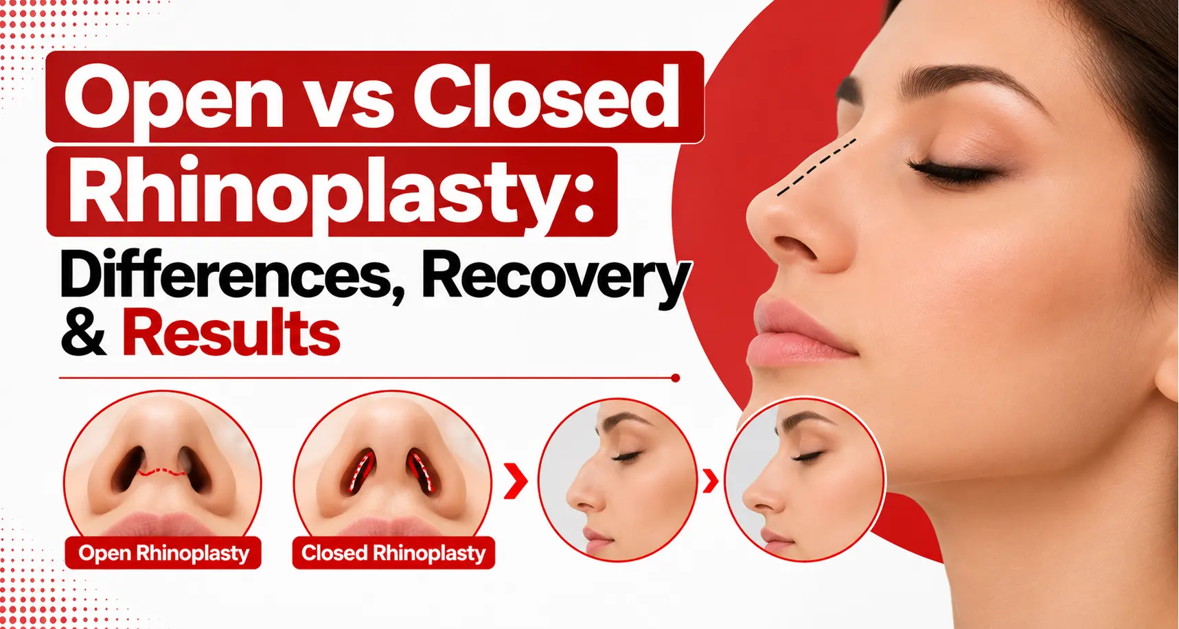 Open vs Closed Rhinoplasty: Differences, Recovery & Results